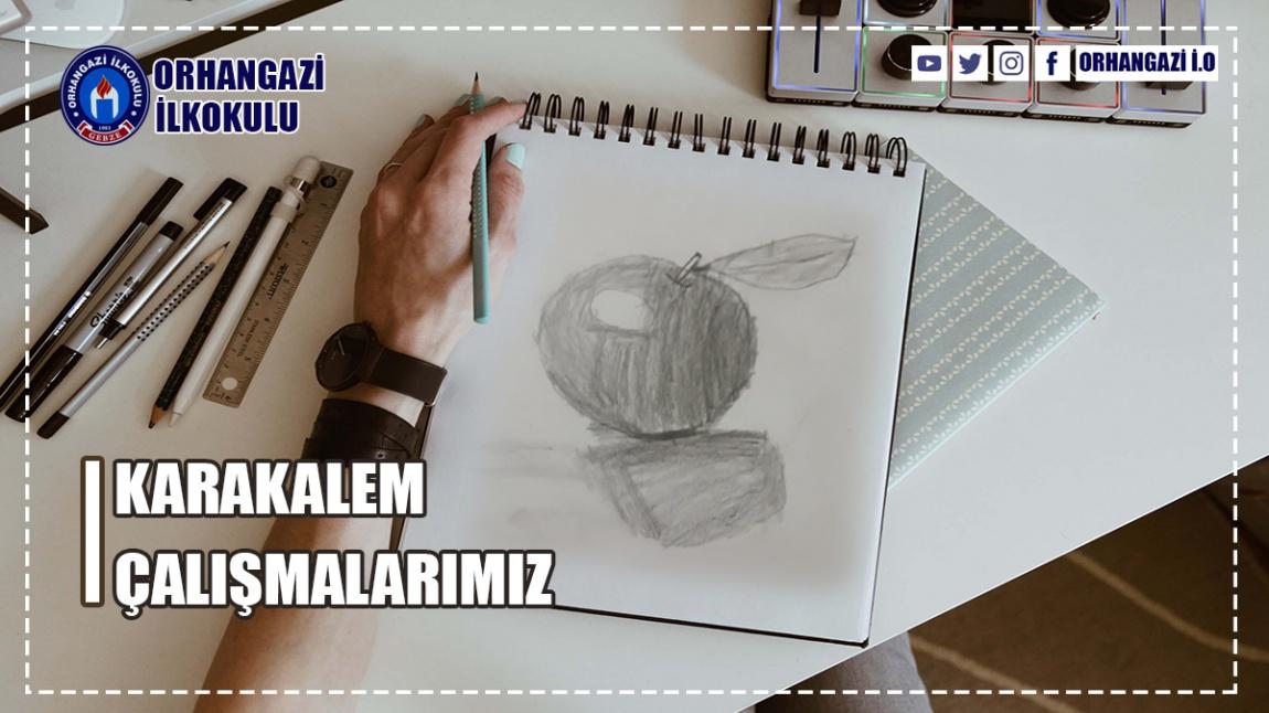 Karakalem Resim Çalışmalarımız